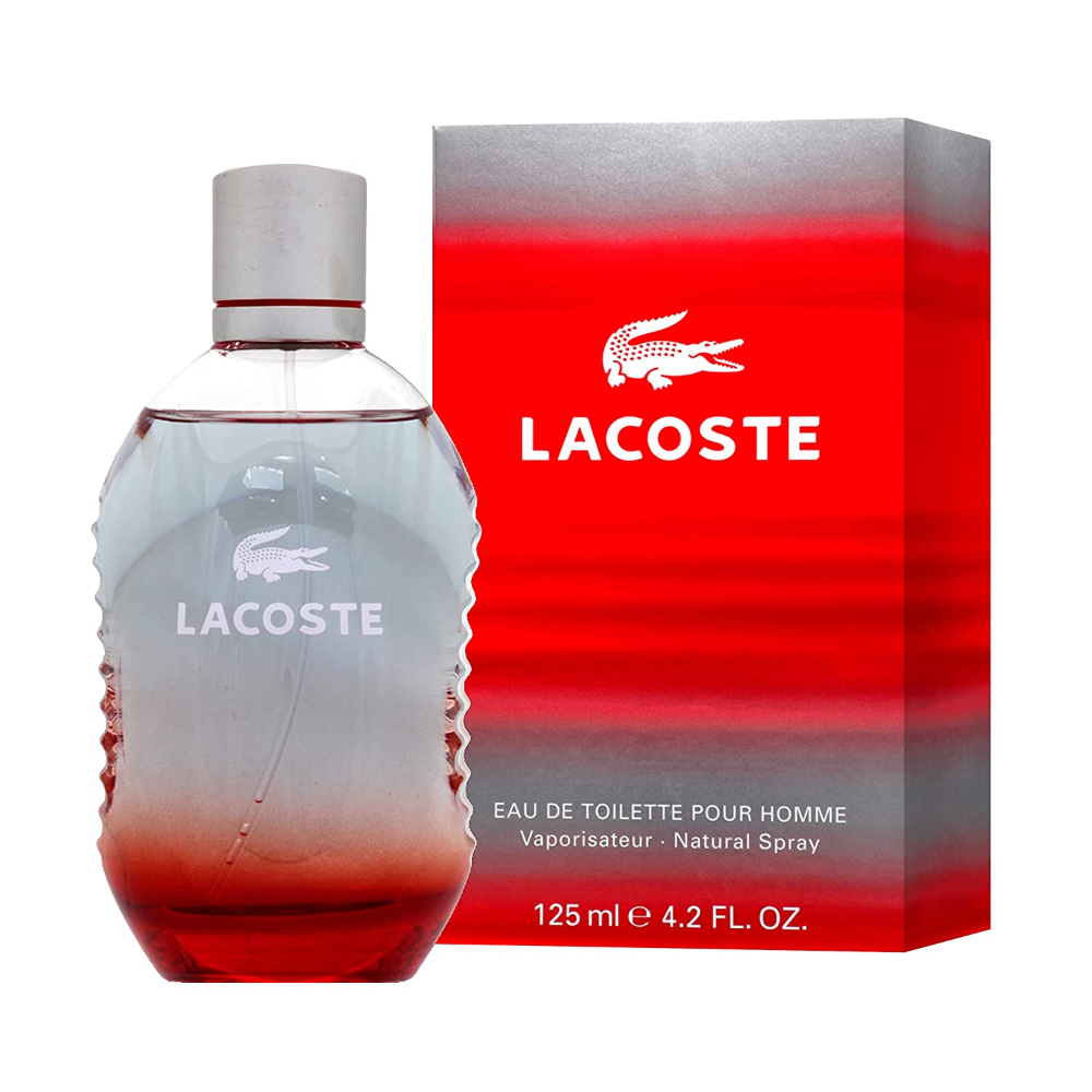 LACOSTE POUR HOMME EDT 125 ML VARON ROJO