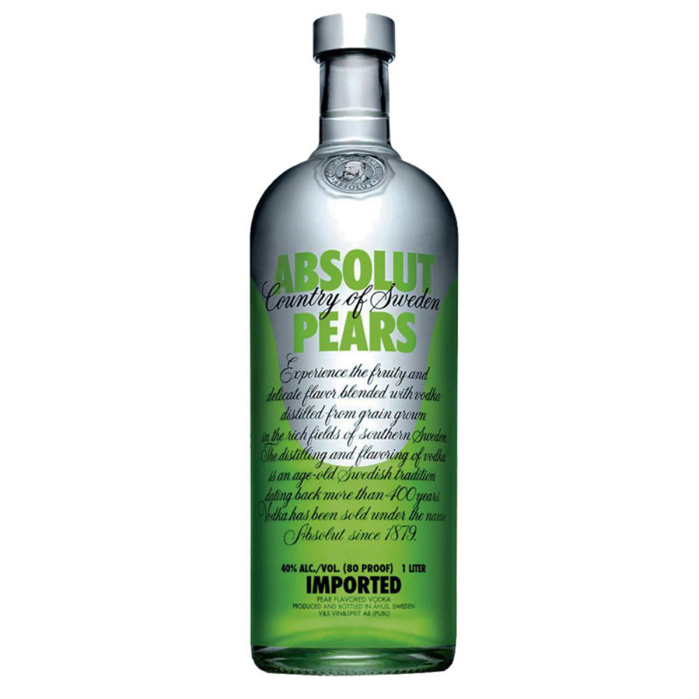 VODKA ABSOLUT PEAR 1 LT.