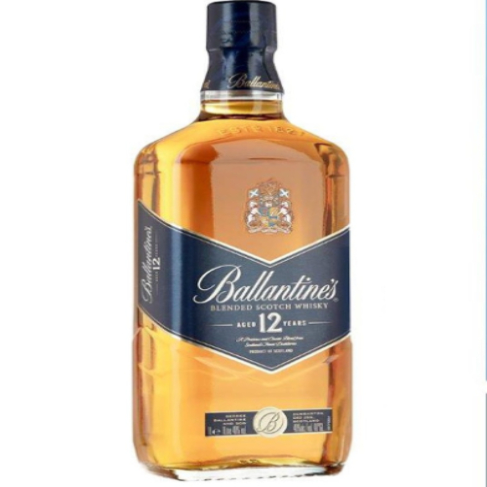WHISKY BALLANTINES 12 AÑOS 750 ML.