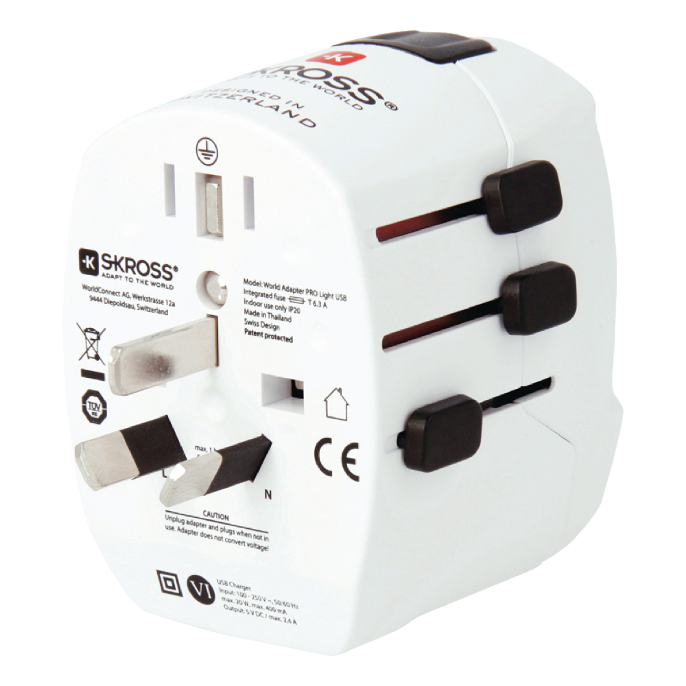 TRAVEL PLUGS SKROSS TRAVEL PLUG PRO WORLD 7640112214228