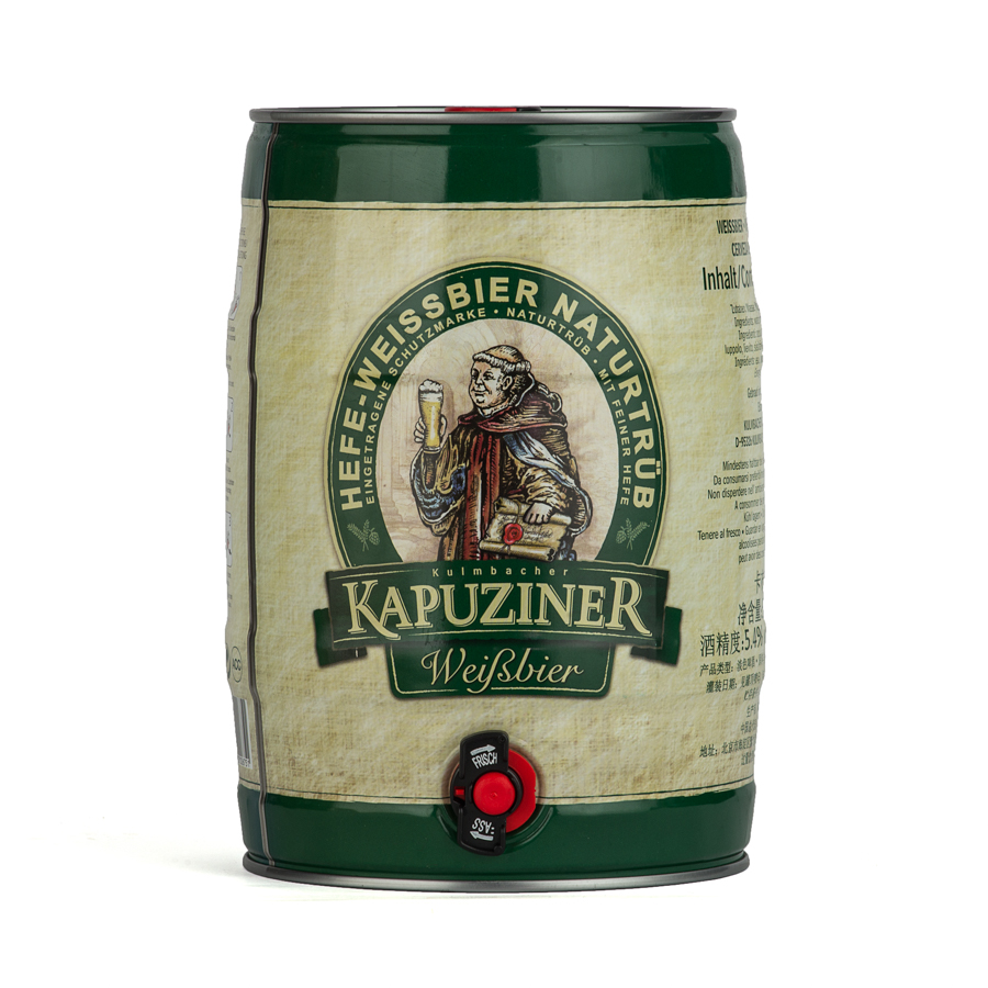 CERVEZA KAPUZINER WEISSBIER BARRIL 5 LT