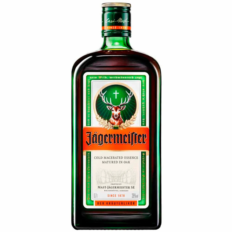 LICOR JAGERMEISTER DE HIERBAS CON MOLDE DE HIELO 700 ML