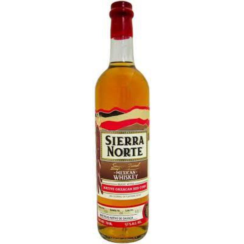 WHISKEY SIERRA NORTE MAIZ ROJO 750 ML 