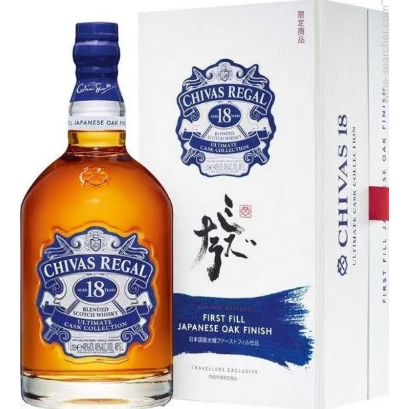 WHISKY CHIVAS REGAL 18 AÑOS 1000 ML. EDICIÓN JAPON