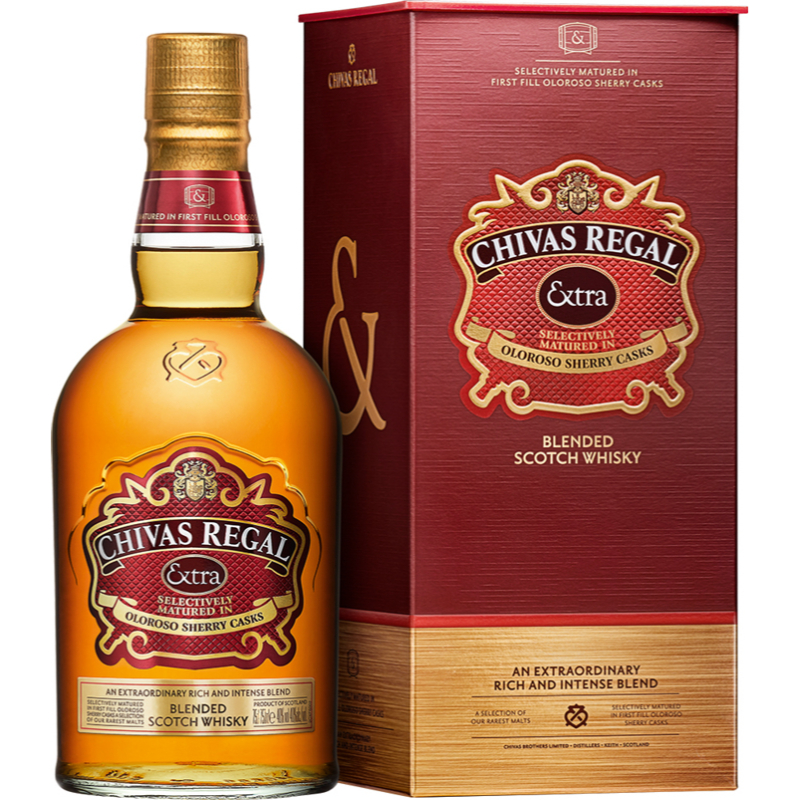 WHISKY CHIVAS REGAL EXTRA C/ESTUCHE 1000ML.