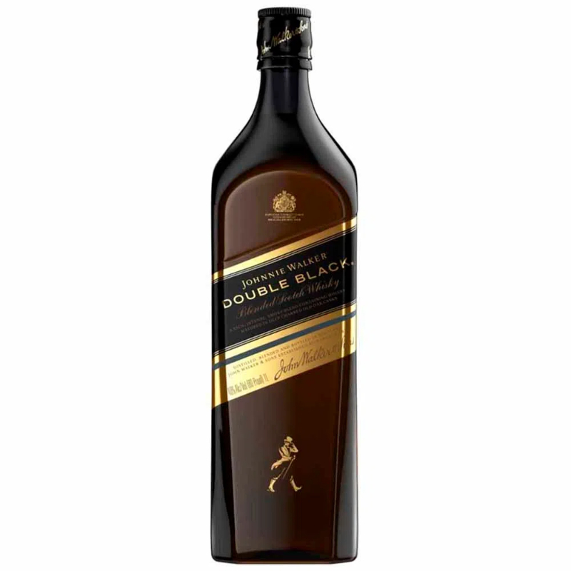 WHISKY JOHNNIE WALKER DOUBLE BLACK 1000ML.