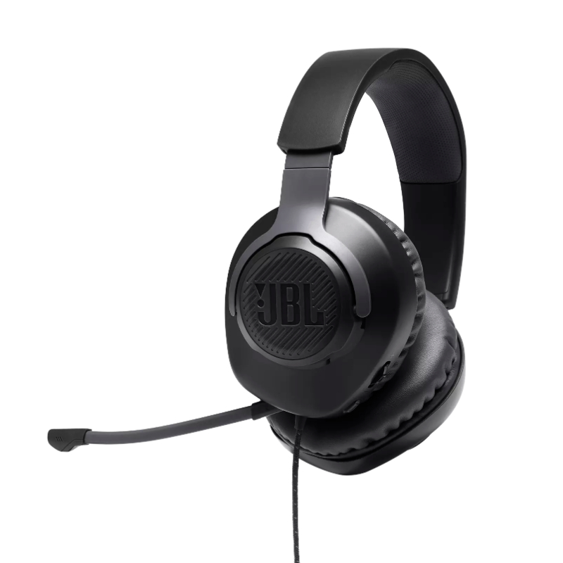AUDIFONOS JBL QUANTUM100 SOUND IS SURVIVAL BLACK