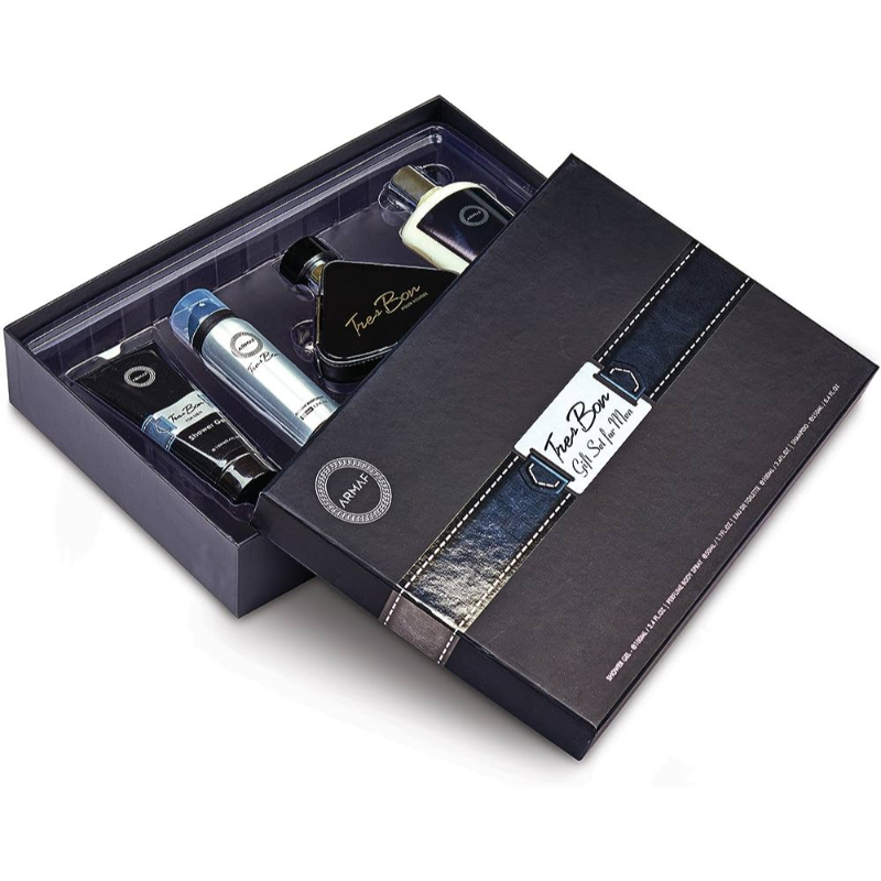 ARMAF TRES BON 4 PCS X SET EDT 100 ML EDT + SPRAY CORPORAL + SHOWER GEL + SHAMPOO VARON