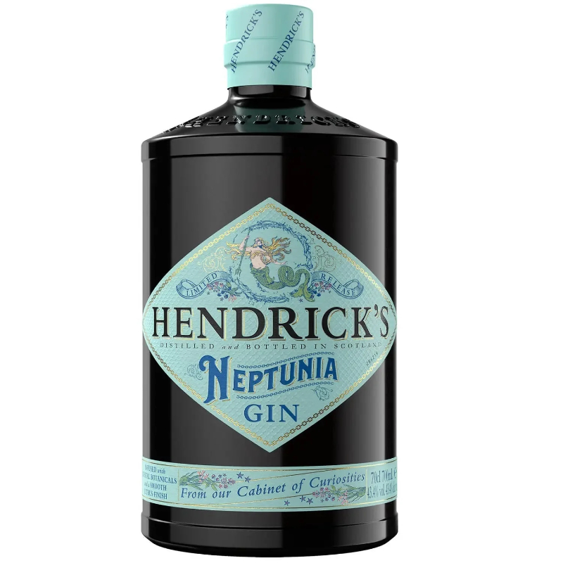 GIN HENDRICKS NEPTUNIA 700 ML X 6 UNID