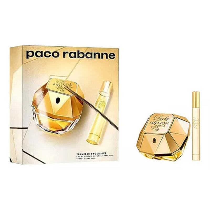 PACO RABANNE LADY MILLION EDP 80 ML + 20 ML DAMA SET