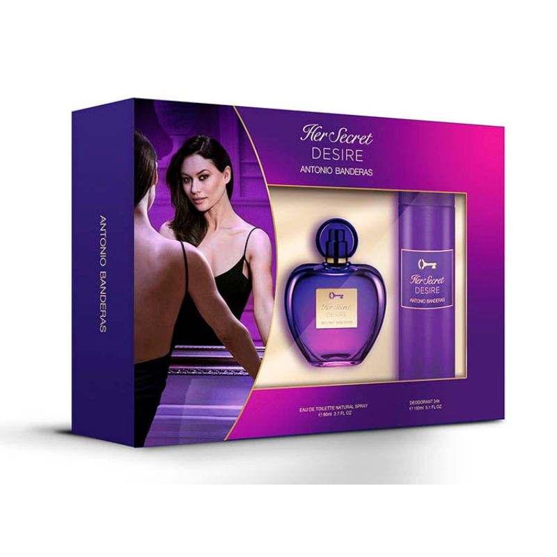 ANTONIO BANDERAS HER SECRET DESIRE 80 ML + 150 ML DAMA