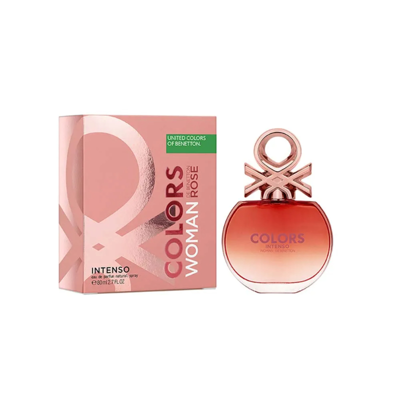 BENETTON COLORS ROSE WOMAN INTENSO EDP 80 ML DAMA